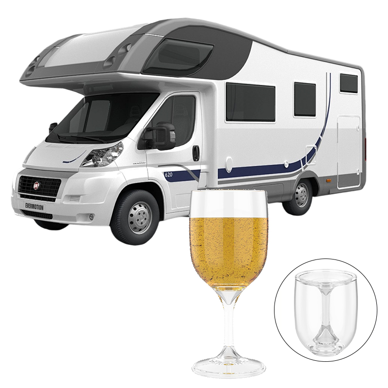 Wine & Beer Unlimited Spirits Photos - RV المحمولة كأس للنبيذ كأس قابل