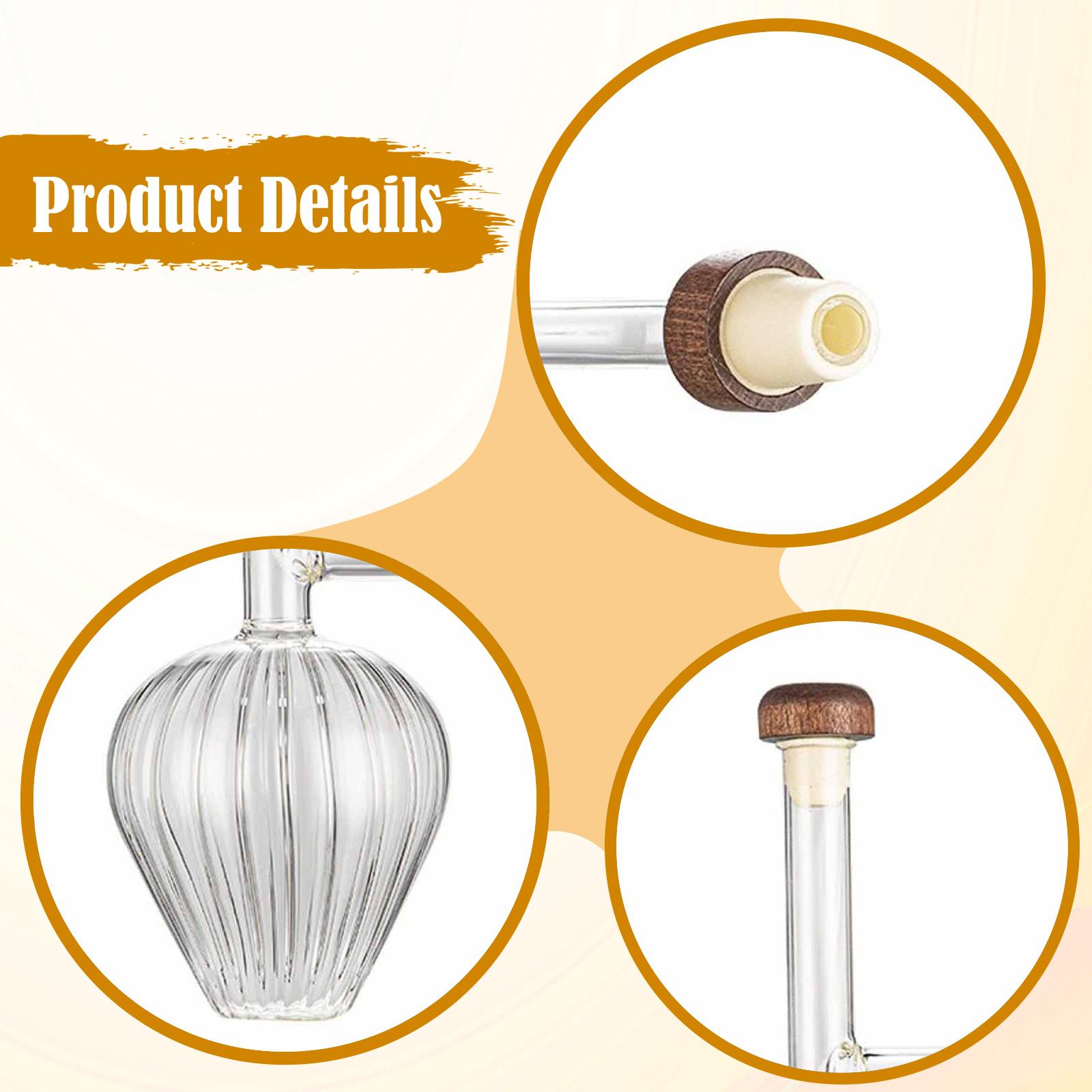 Wine Aerator Pour - مجموعة زجاجية مبتكرة للصب السريع وتنقية