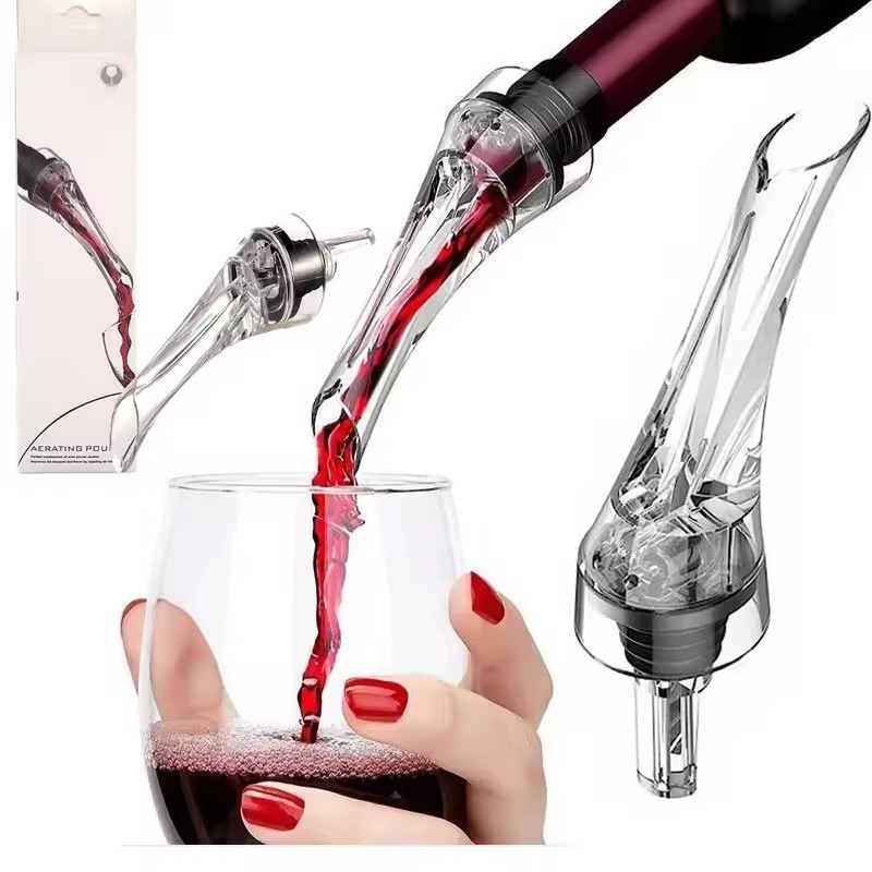 Wine Aerator Pour - جديد 2026: أداة تهوية وصب النبيذ