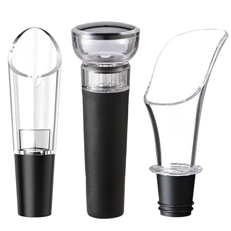 Wine Aerator Pour - مانعة للتسرب زجاجة نبيذ السدادة مضخة