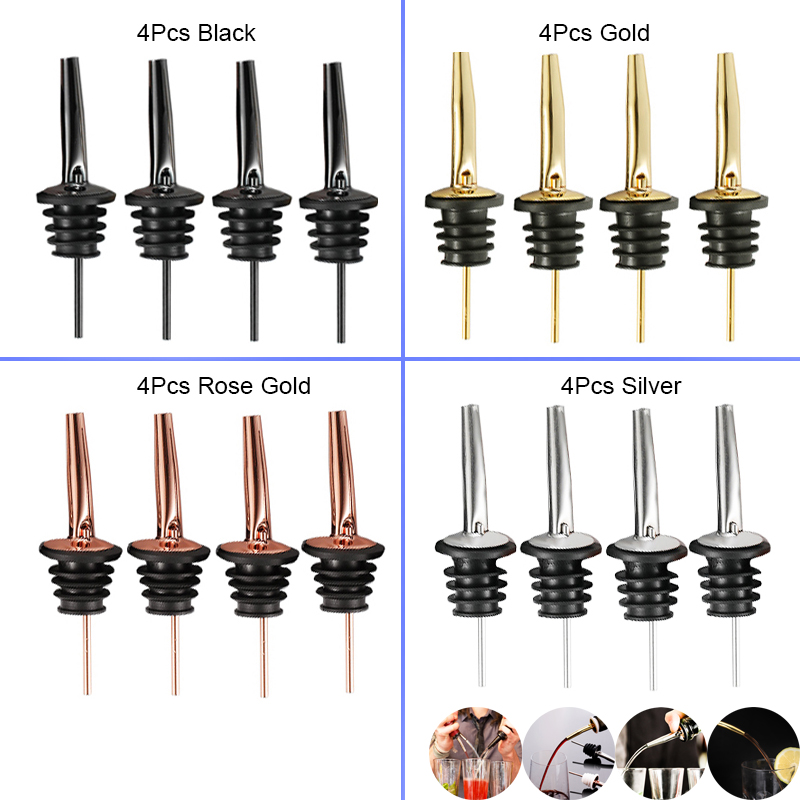 Wine Aerator Pour - 4 قطع من أدوات سكب الخمور