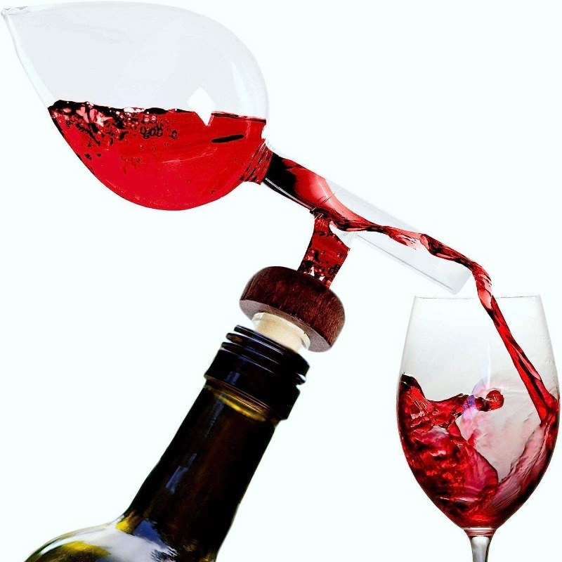جهاز صب زجاجة النبيذ الأحمر ال - مراجعة Wine Aerator Pour وسعره