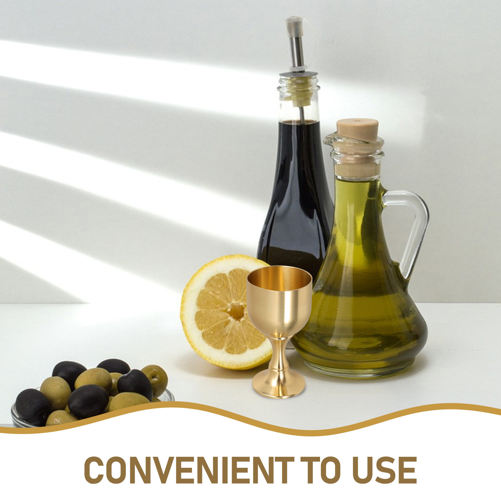 كأس نحاسي بتصميم عتيق أنيق متع - مراجعة Wine Beer Liquor وسعره