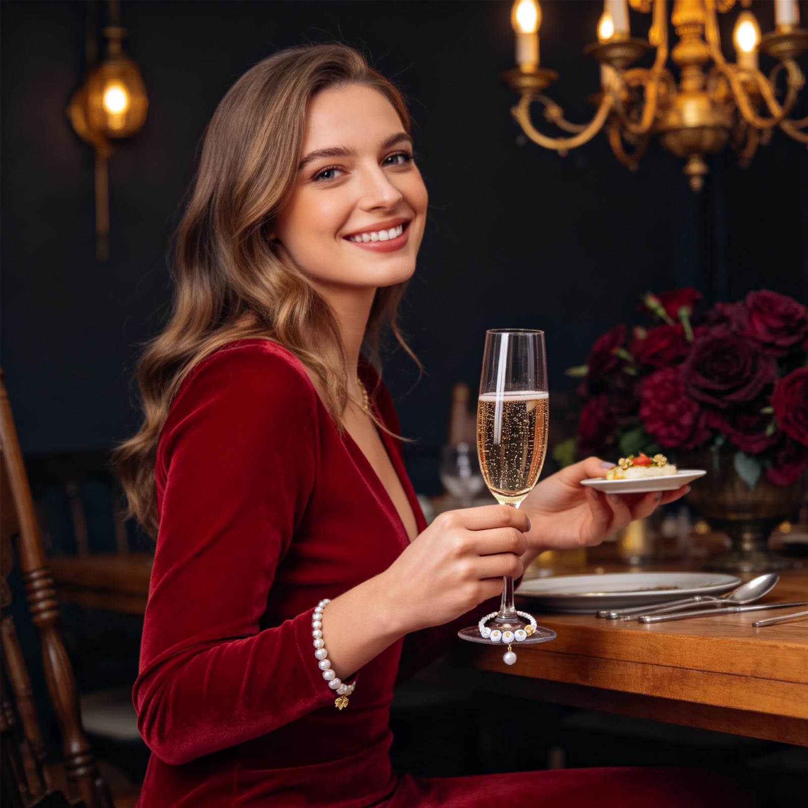 زينة للمشروبات للزجاجات مع خرز - مراجعة Wine & Beer Unlimited Spirits Photos وسعره