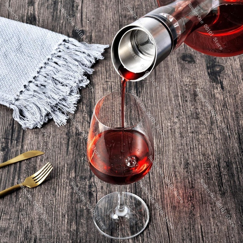 موزع ومبرد نبيذ إلكتروني جديد  - مراجعة Wine Aerator Pour وسعره