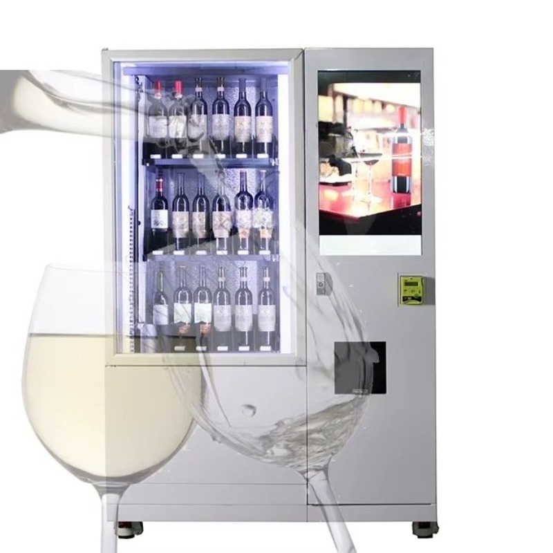 ماكينة بيع ذكية مخصصة مع نظام  - مراجعة Wine To Beer Alcohol وسعره
