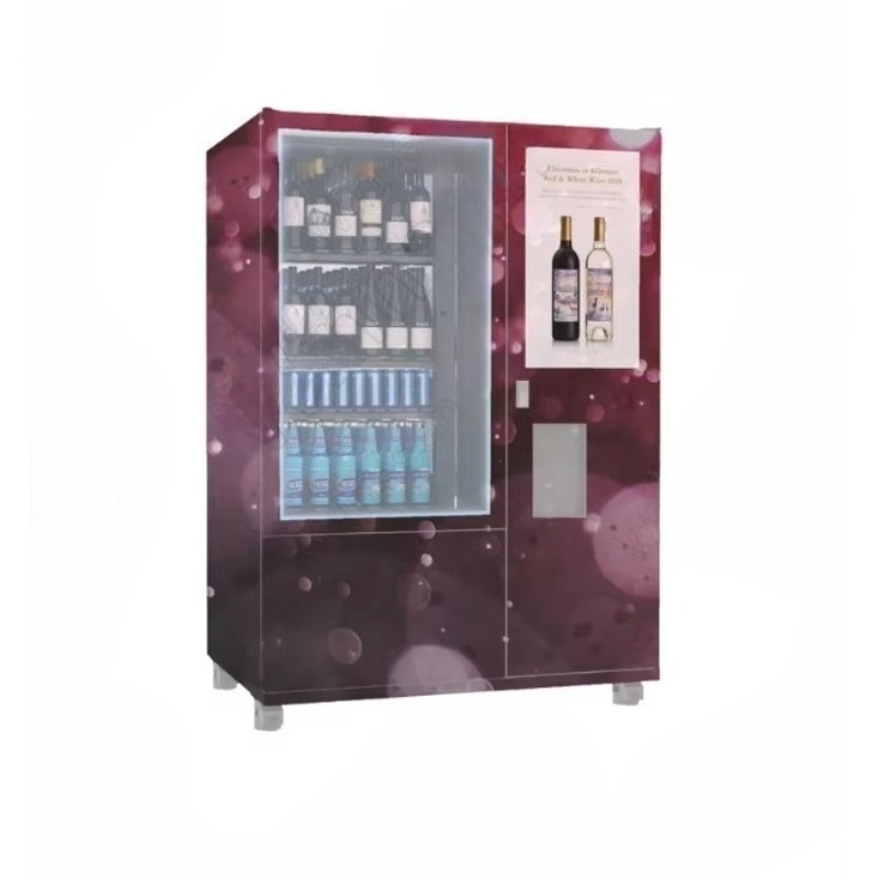 ماكينة بيع ذكية مخصصة مع نظام  - مراجعة Wine To Beer Alcohol وسعره