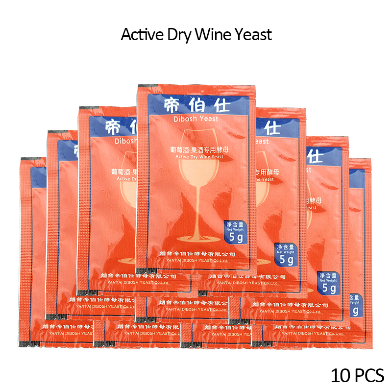 10 قطع أكياس ألومنيوم لتعبئة ا - مراجعة Wine Beer Yeast وسعره
