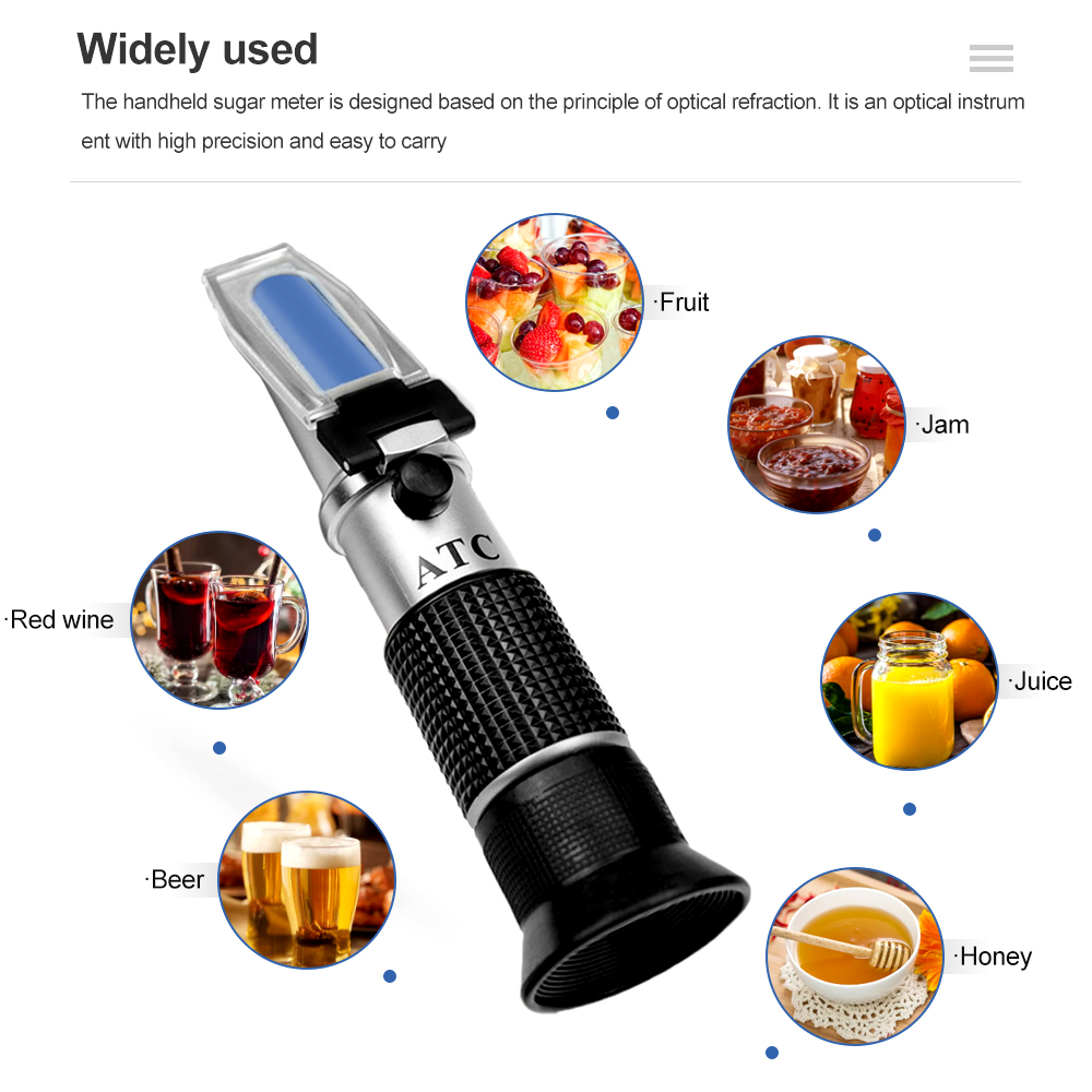 مقياس إنكسار بركس الكحول المحم - مراجعة Wine To Beer Alcohol وسعره
