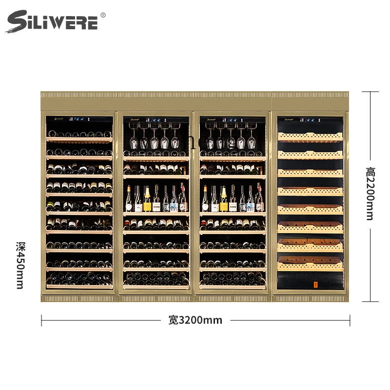 خزانة النبيذ C21، خزانة نبيذ ب - مراجعة Wine & Beer Unlimited Spirits Photos وسعره